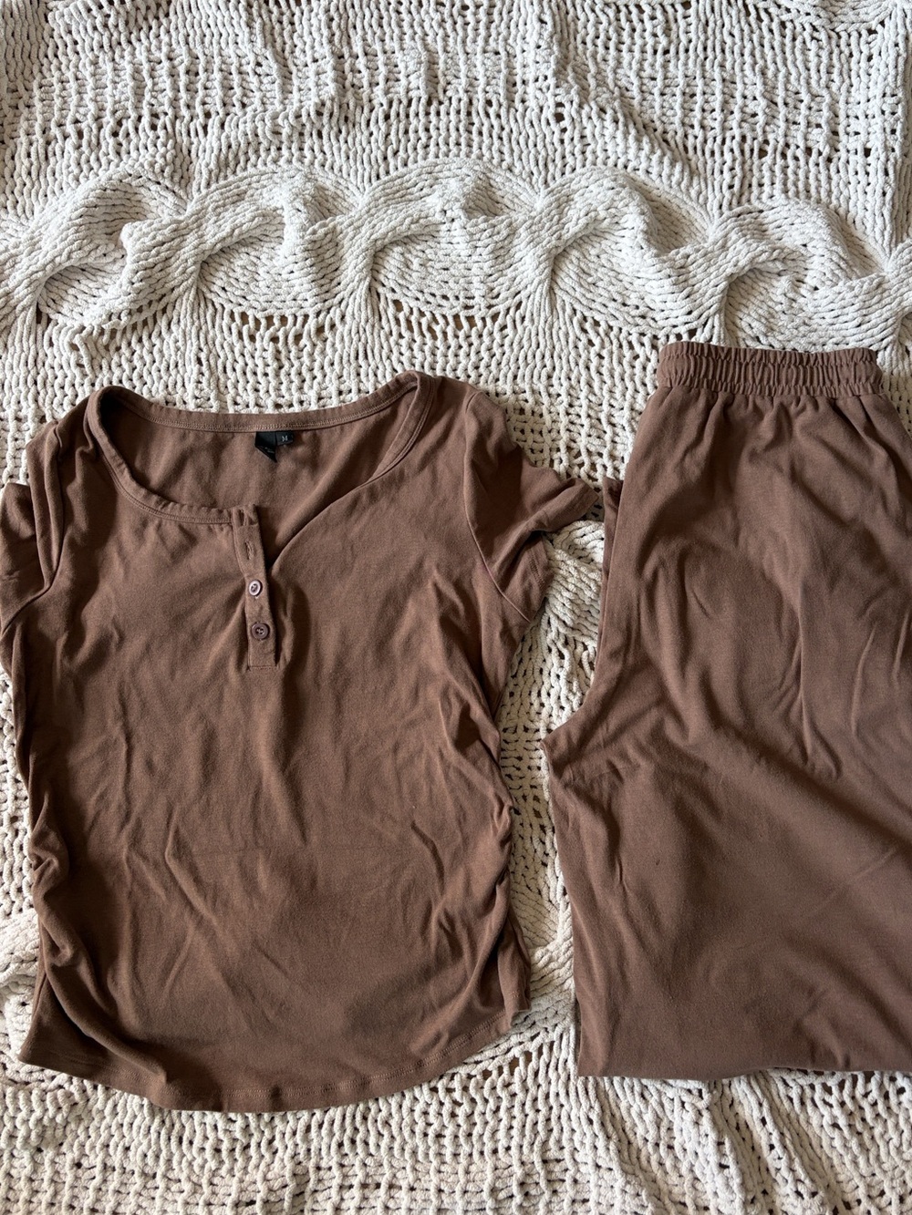 Two piece lounge set in Cocoa (M)